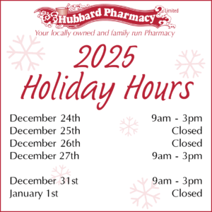 2025 Holiday Hours